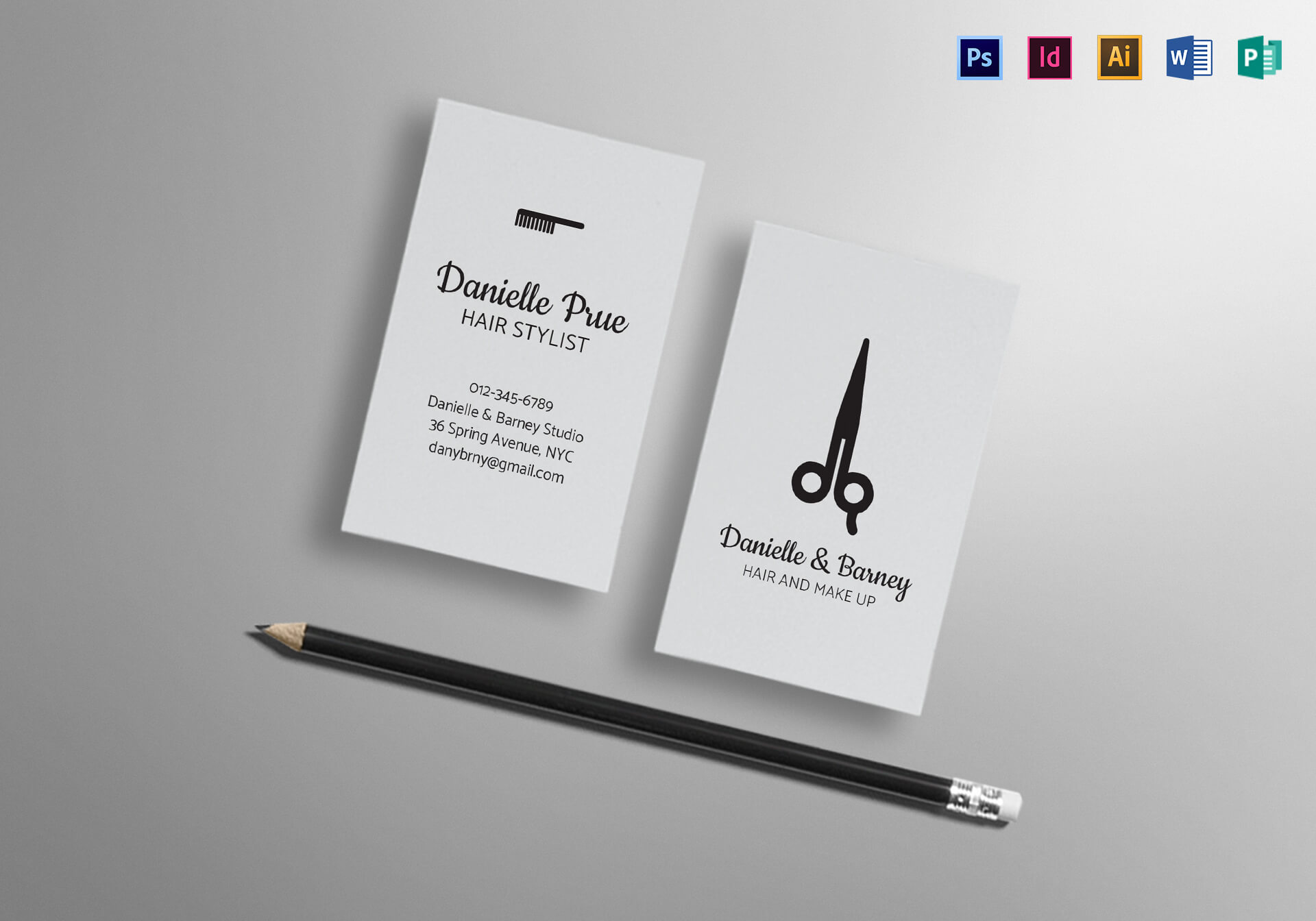 Hair Stylist Business Card Template Intended For Hair Salon Business Card Template