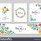 Happy Mother's Day Card And Label Floral Set Stock Throughout Mothers Day Card Templates