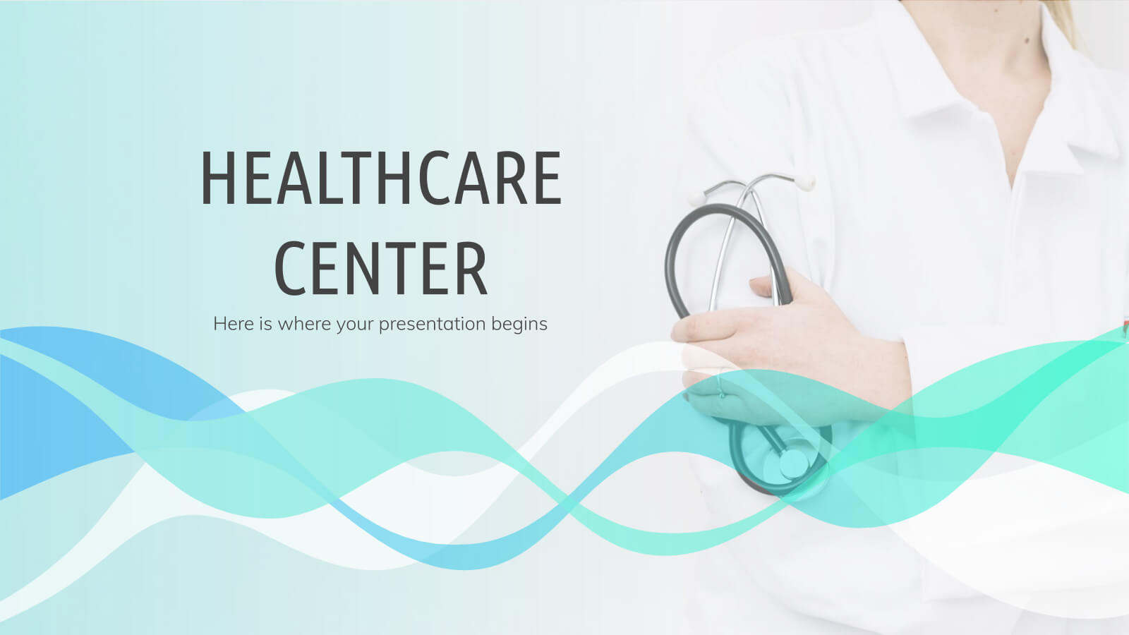 Healthcare Center – Free Presentation Template For Google Pertaining To Free Nursing Powerpoint Templates