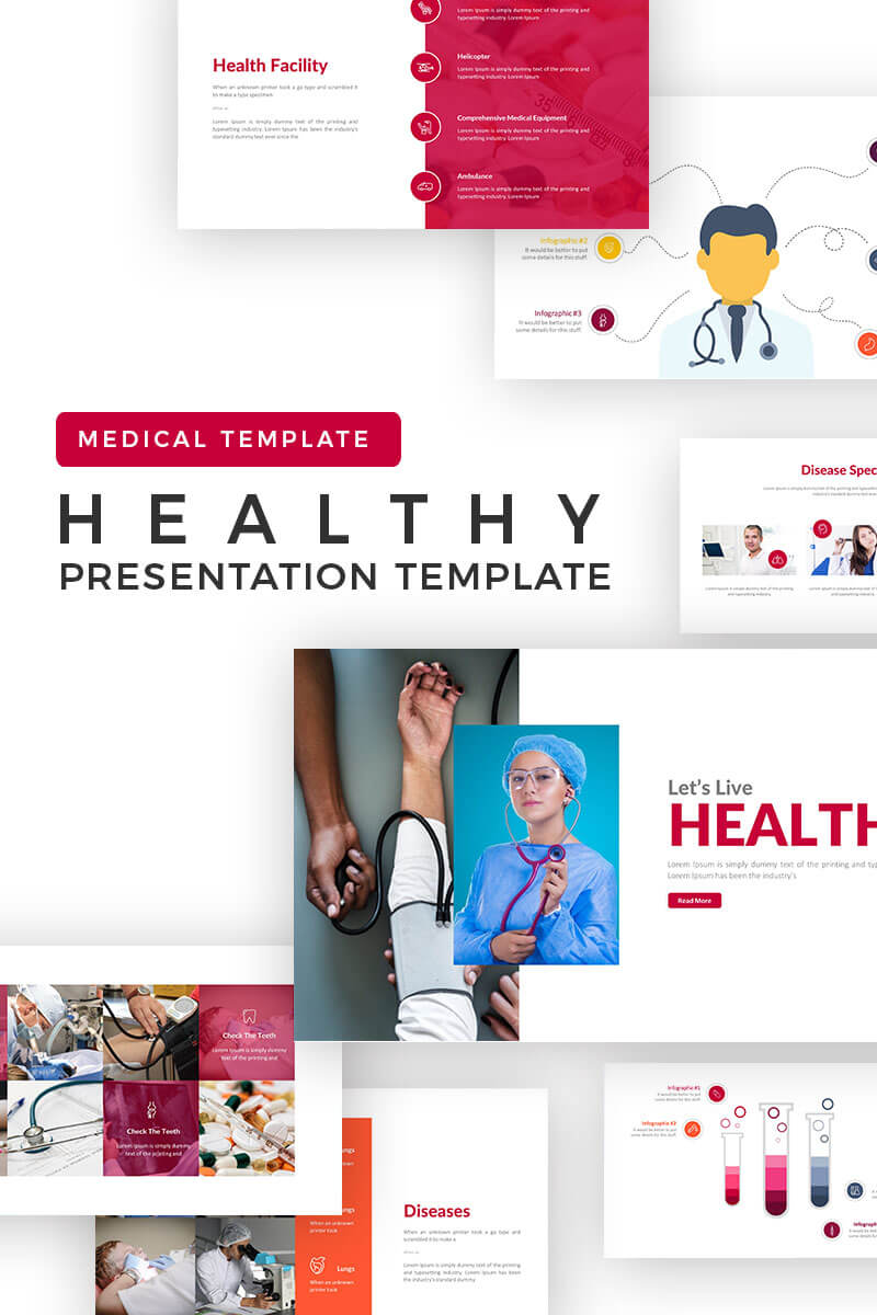Healthcare Presentation Powerpoint Template Pertaining To Ambulance Powerpoint Template