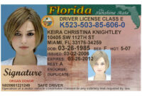 Here's A Sample Of A Fake Florida Id Card That's Solda throughout Florida Id Card Template