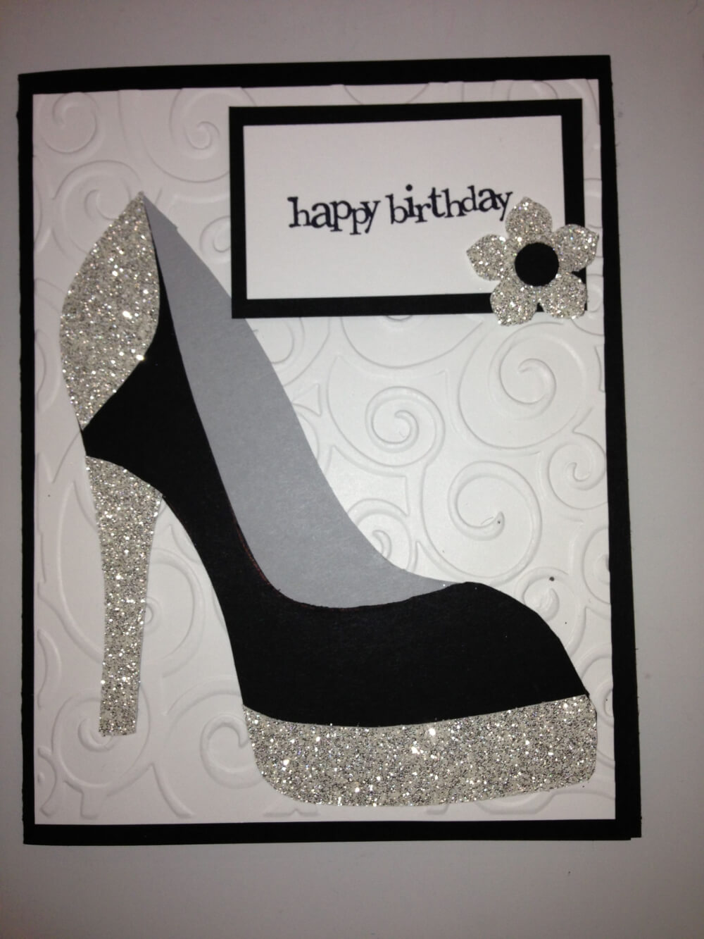 High Heel Shoe Card – Birthday Tanya Bell's High Heel Shoe With High Heel Template For Cards