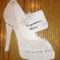 High Heel Shoe Card – Bridal Shower Tanya Bell's High Pertaining To High Heel Template For Cards
