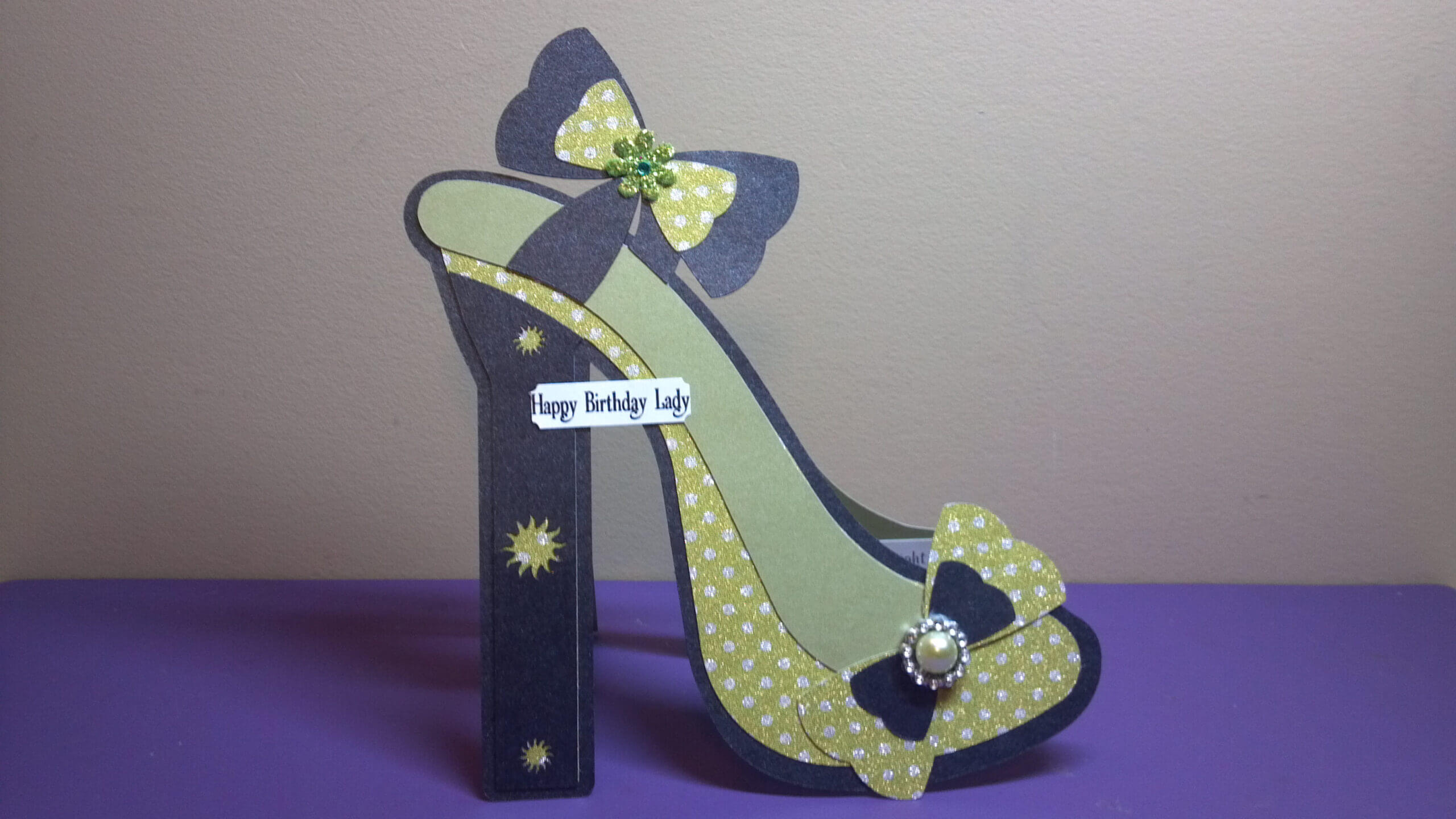 High Heel Shoe Card | The Sewgood Crafter In High Heel Shoe Template For Card