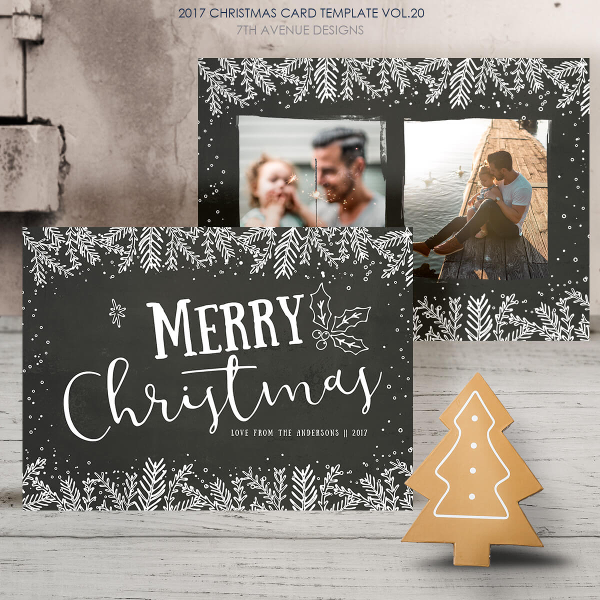 Holiday Cards : 7Thavenue Designs :: Logo And Templates Inside Holiday Card Templates For Photographers