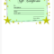 Homemade Gift Certificate Template Main Image – Printable With Homemade Gift Certificate Template
