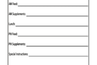 Horse Stall Cards Templates - Fill Online, Printable in Horse Stall Card Template