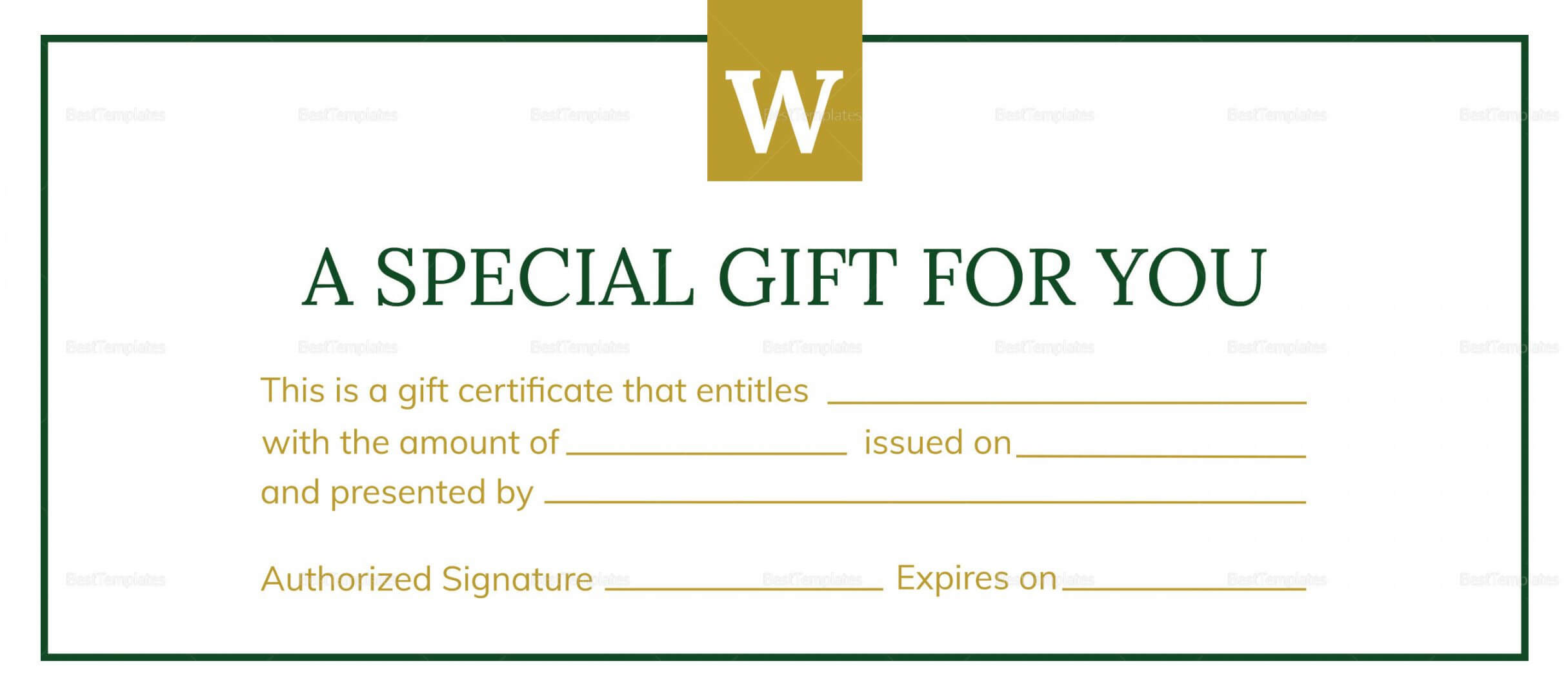 Hotel Gift Certificate Template Throughout This Certificate Entitles The Bearer Template