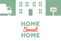 House And Birds - Free Printable Moving Announcement inside Moving House Cards Template Free