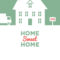 House And Birds - Free Printable Moving Announcement inside Moving House Cards Template Free
