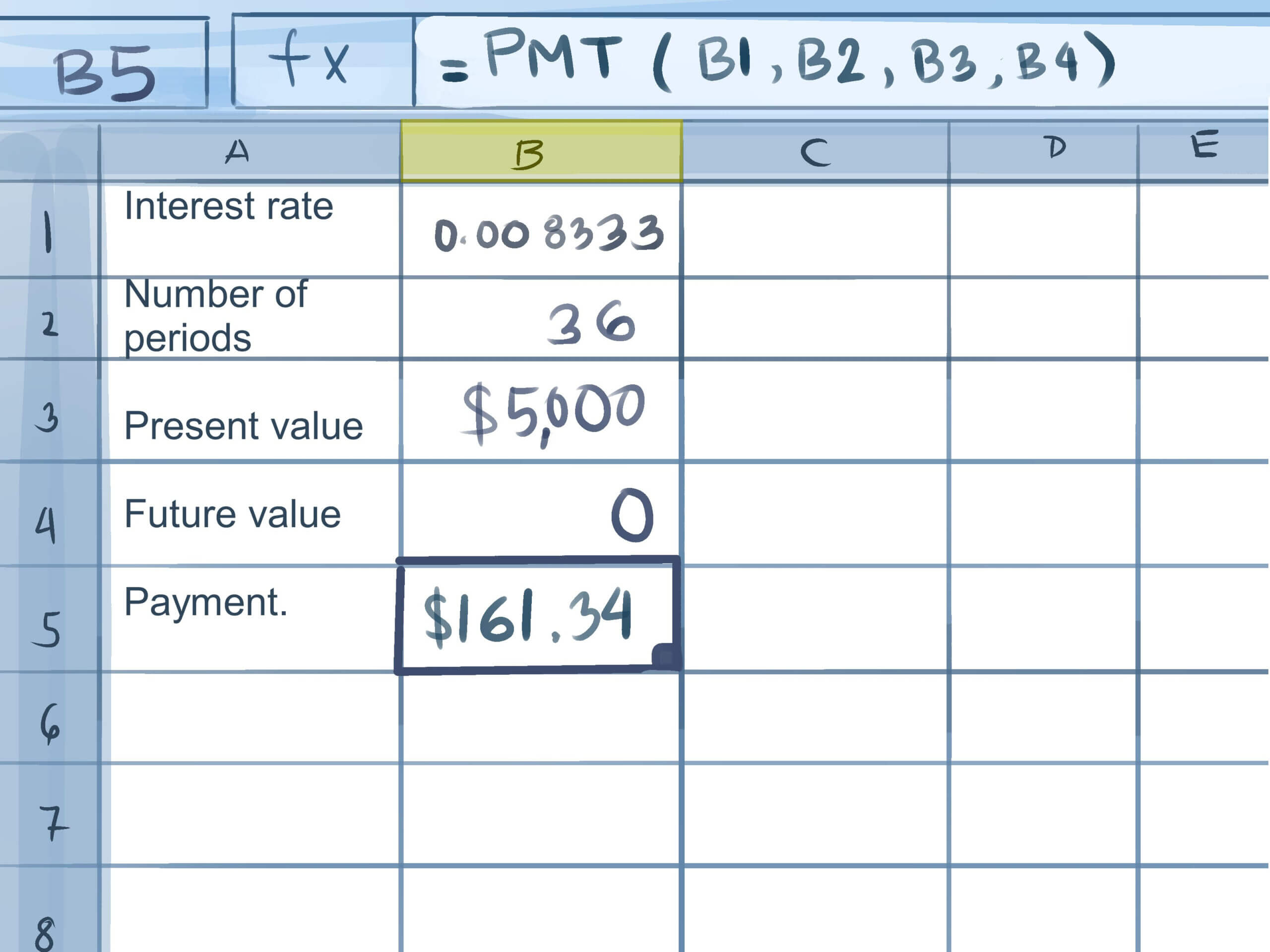 How To Calculate Credit Card Payments In Excel: 10 Steps Throughout Credit Card Interest Calculator Excel Template