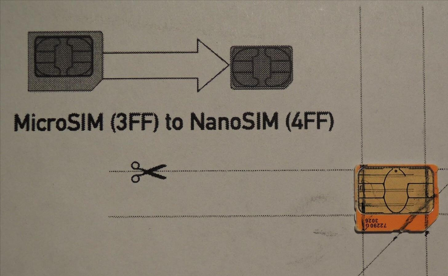 How To Convert A Micro Sim Card To Fit The Nano Slot On Your With Sim Card Cutter Template