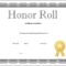 How To Craft A Professional Looking Honor Roll Certificate Intended For Certificate Templates For School