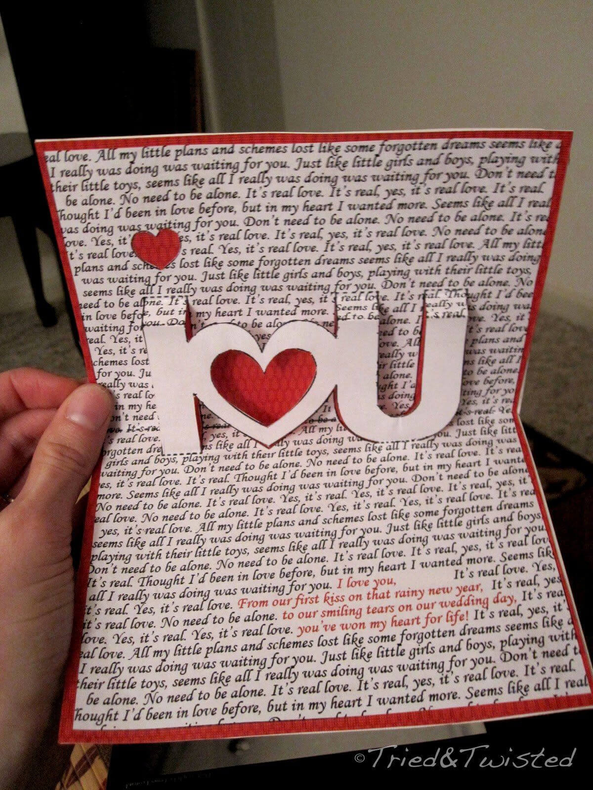 I Love You Pop Up Card Template Elegant Tried And Twisted With Regard To I Love You Pop Up Card Template