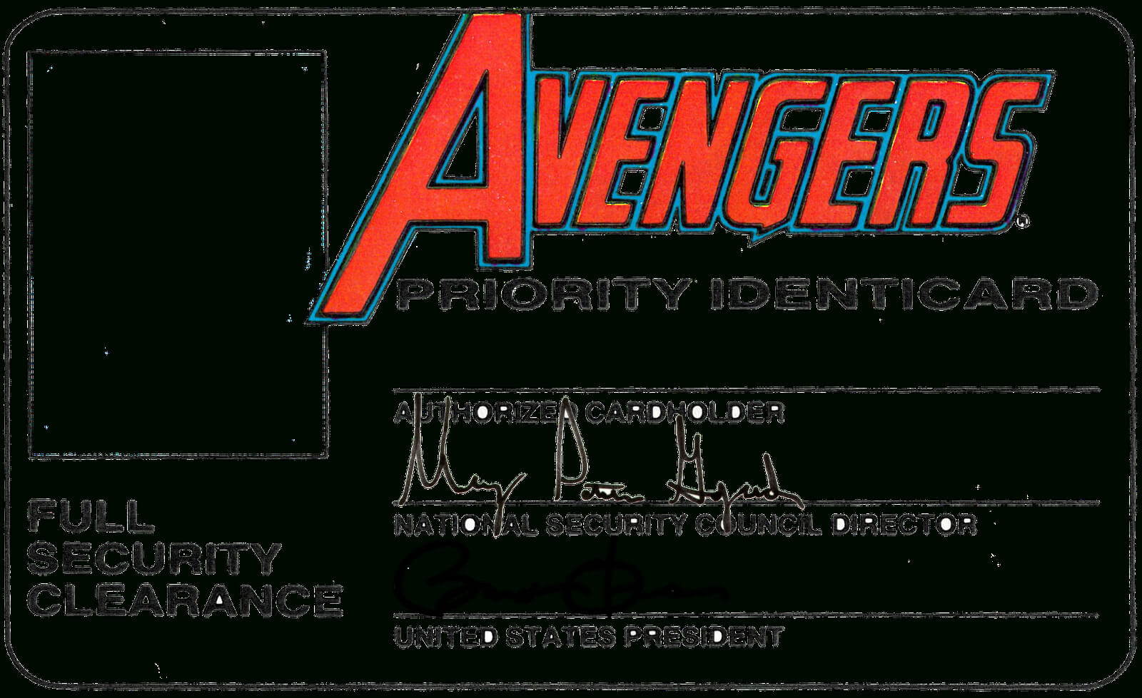 Id Card Template | Avengers Priority Identicard | Avengers Pertaining To Id Card Template For Kids