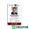 Id Card Template Recent Visualize 1 Front Of Id Employee 232 Regarding Employee Card Template Word