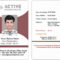 Identity Card Templates. Webbience Employee Id Card Design In Sample Of Id Card Template