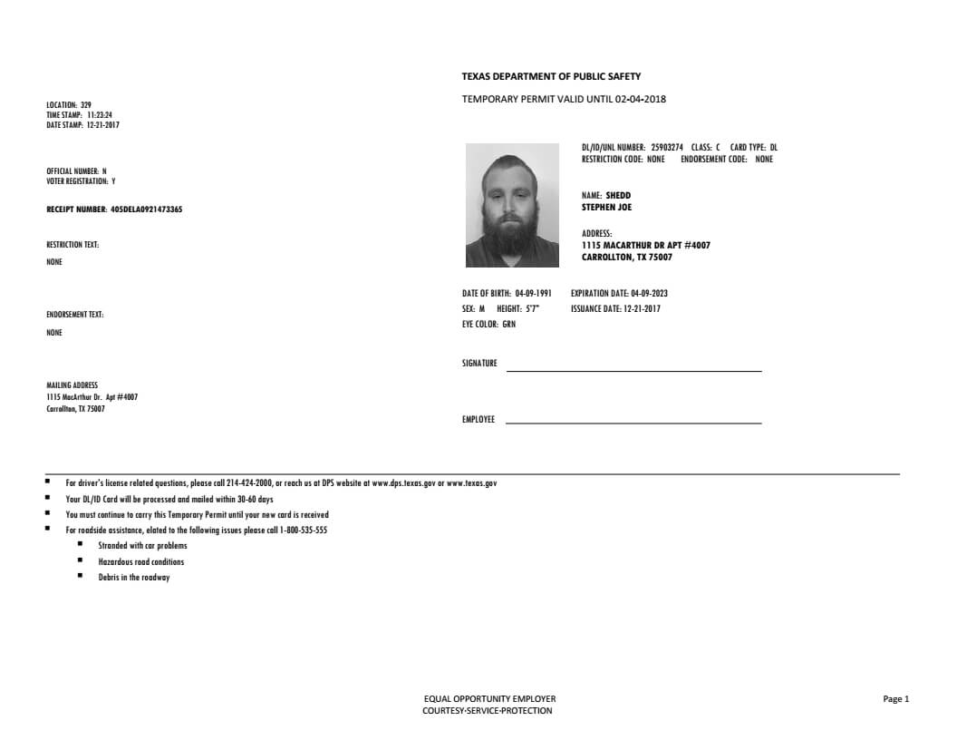 Image 1 | Drivers Permit, Drivers License Pictures, Id Card Within Texas Id Card Template