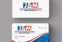Image Result For Business Card Ideas For Hvac And Electrical in Hvac Business Card Template