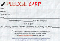 Image Result For Pledge Card | Pledge, How To Plan, Cards within Building Fund Pledge Card Template