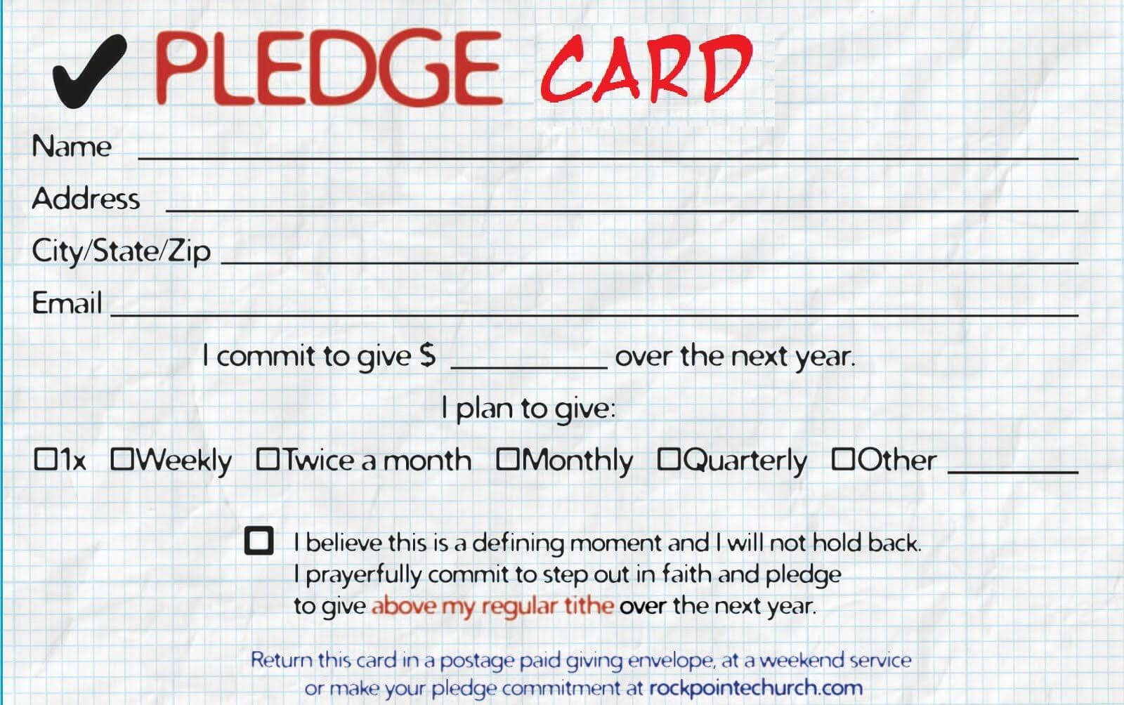 Image Result For Pledge Card | Pledge, How To Plan, Cards Within Building Fund Pledge Card Template