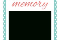 In Loving Memory - Free Memorial Card Template | Greetings in In Memory Cards Templates