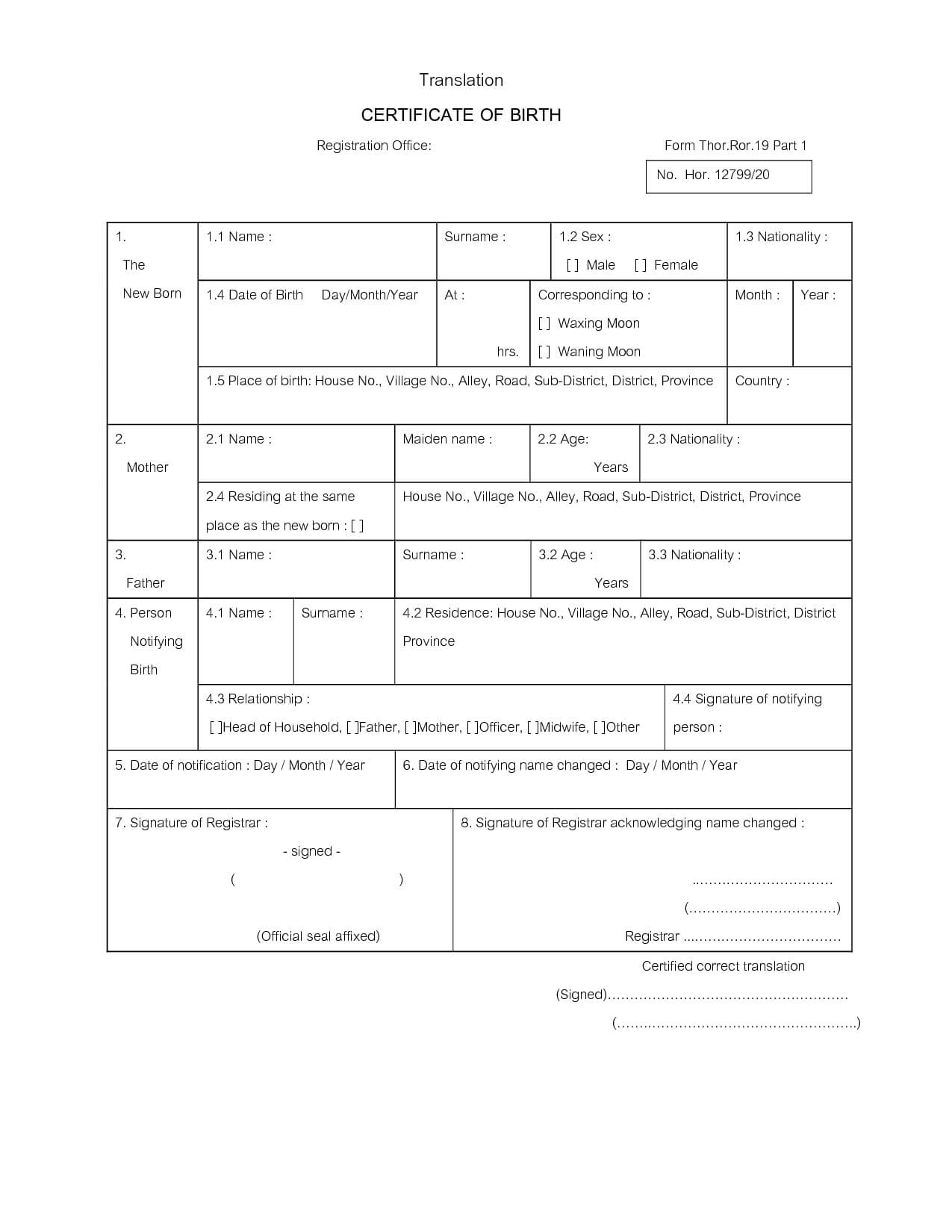 Kleurplaten: Mexican Birth Certificate Templates Within Mexican Marriage Certificate Translation Template