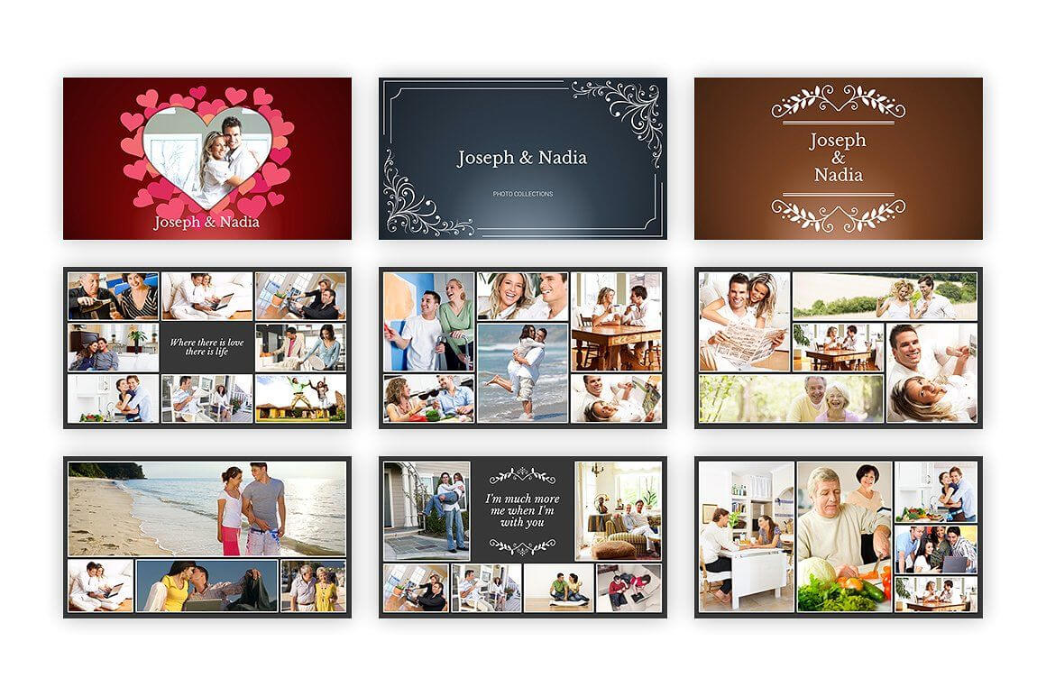 Kolase – Powerpoint Template #collage#perfect#album#family For Powerpoint Photo Album Template