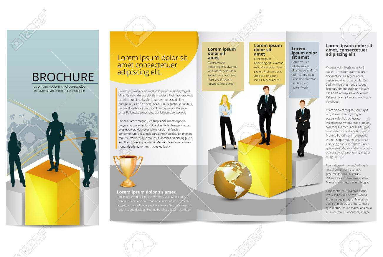 Leadership Training Progress Brochure Template Within Training Brochure Template