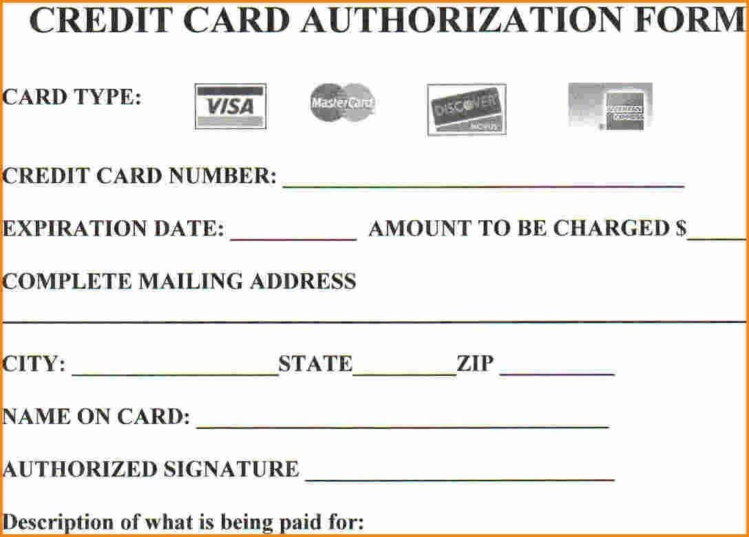 Looking To Download Credit Card Authorization Form? Then You For Credit Card Authorisation Form Template Australia