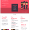 Magenta Non Profit Tri Fold Brochure Template Within Country Brochure Template