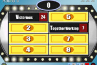 Make Your Own Family Feud Game With These Free Templates pertaining to Family Feud Game Template Powerpoint Free