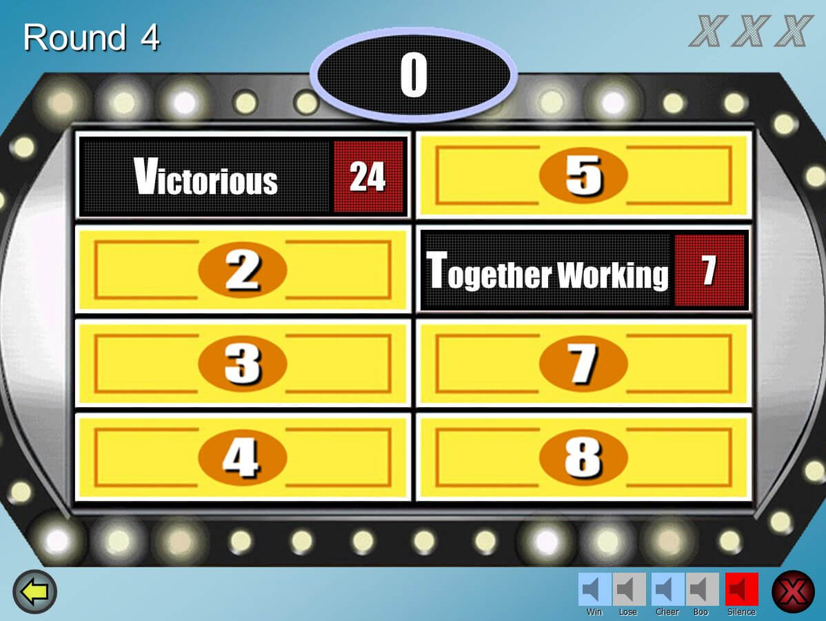 Make Your Own Family Feud Game With These Free Templates Pertaining To Family Feud Game Template Powerpoint Free