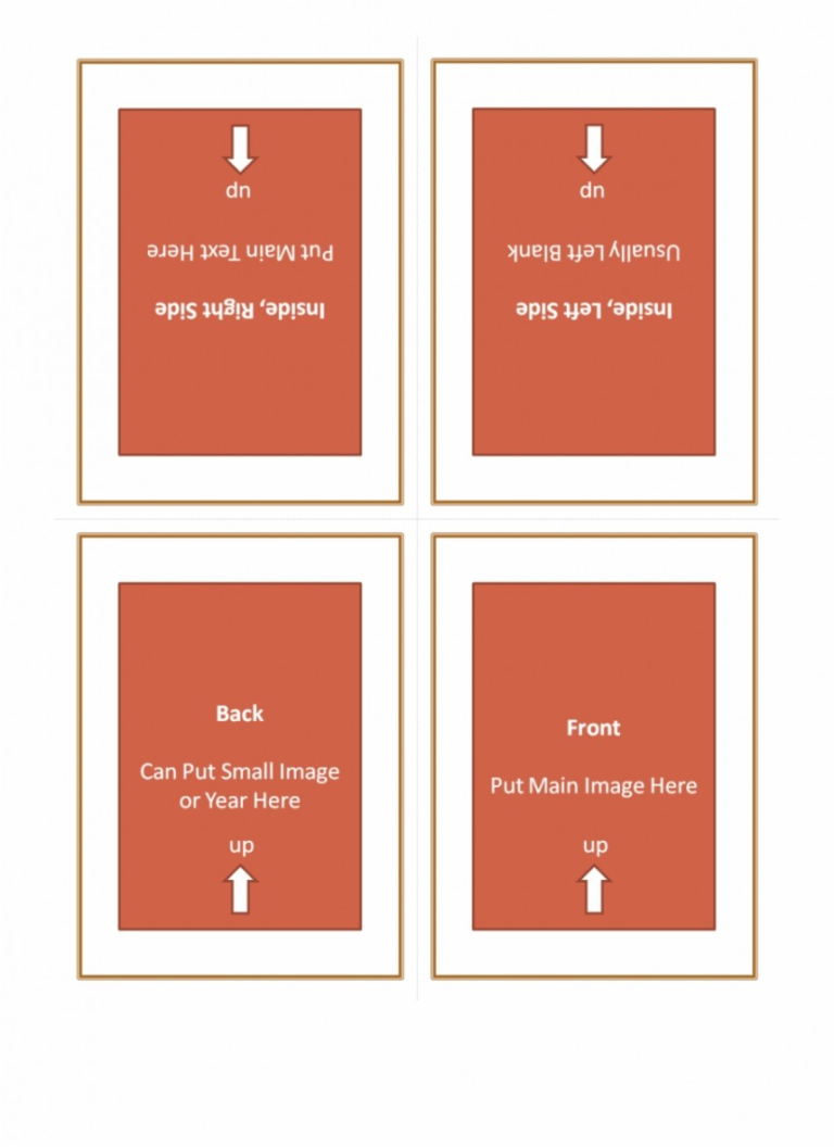 quarter fold greeting card template business plan templates