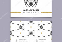 Massage Therapy Business Card Templates | Massage And Spa for Massage Therapy Business Card Templates