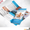 Medical Care And Hospital Trifold Brochure Template Free Psd Inside 3 Fold Brochure Template Free