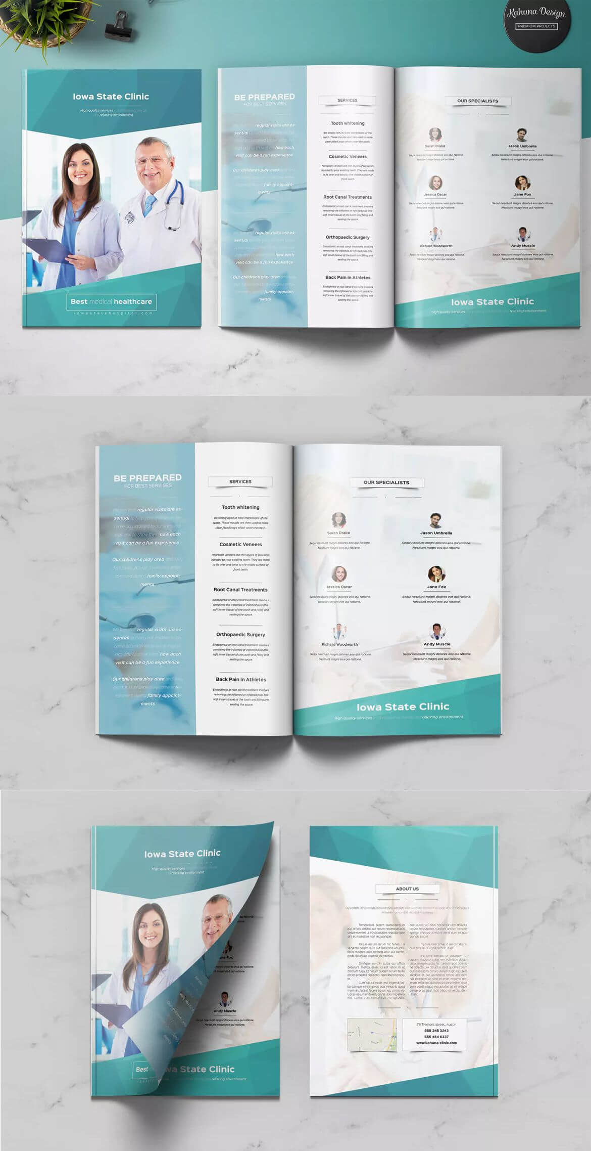 Medical Multipurpose Brochurekahuna Design On | Medical In Letter Size Brochure Template