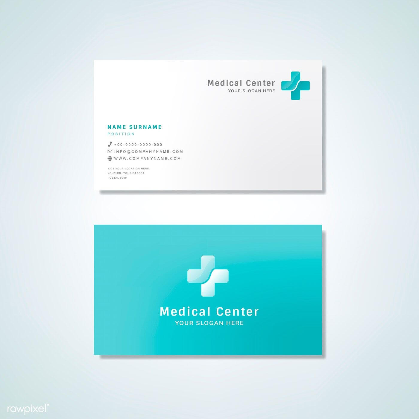 Medical Professional Business Card Design Mockup | Free Regarding Medical Business Cards Templates Free