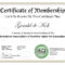Membership Certificate Sample – Hallo2 Intended For Life Membership Certificate Templates