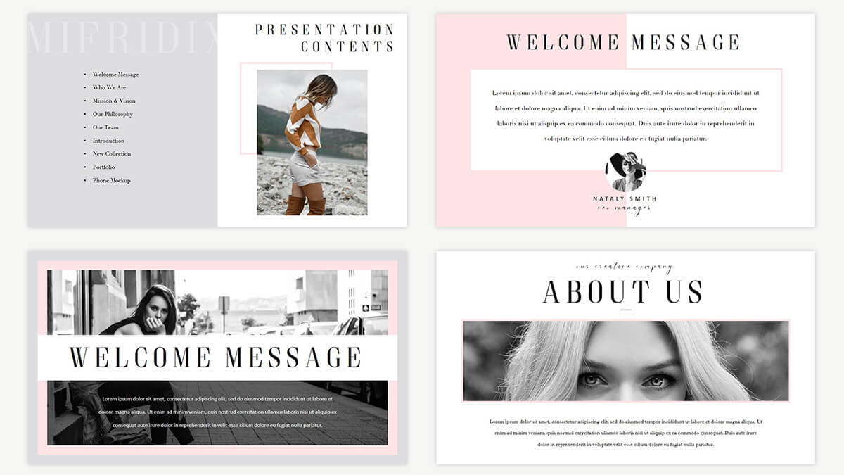 Mifridix Free Powerpoint Template With Regard To Biography Powerpoint Template