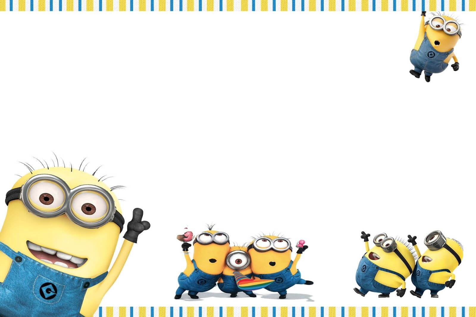 Minion Party Invitations Free – Google Search | Minion Party Pertaining To Minion Card Template