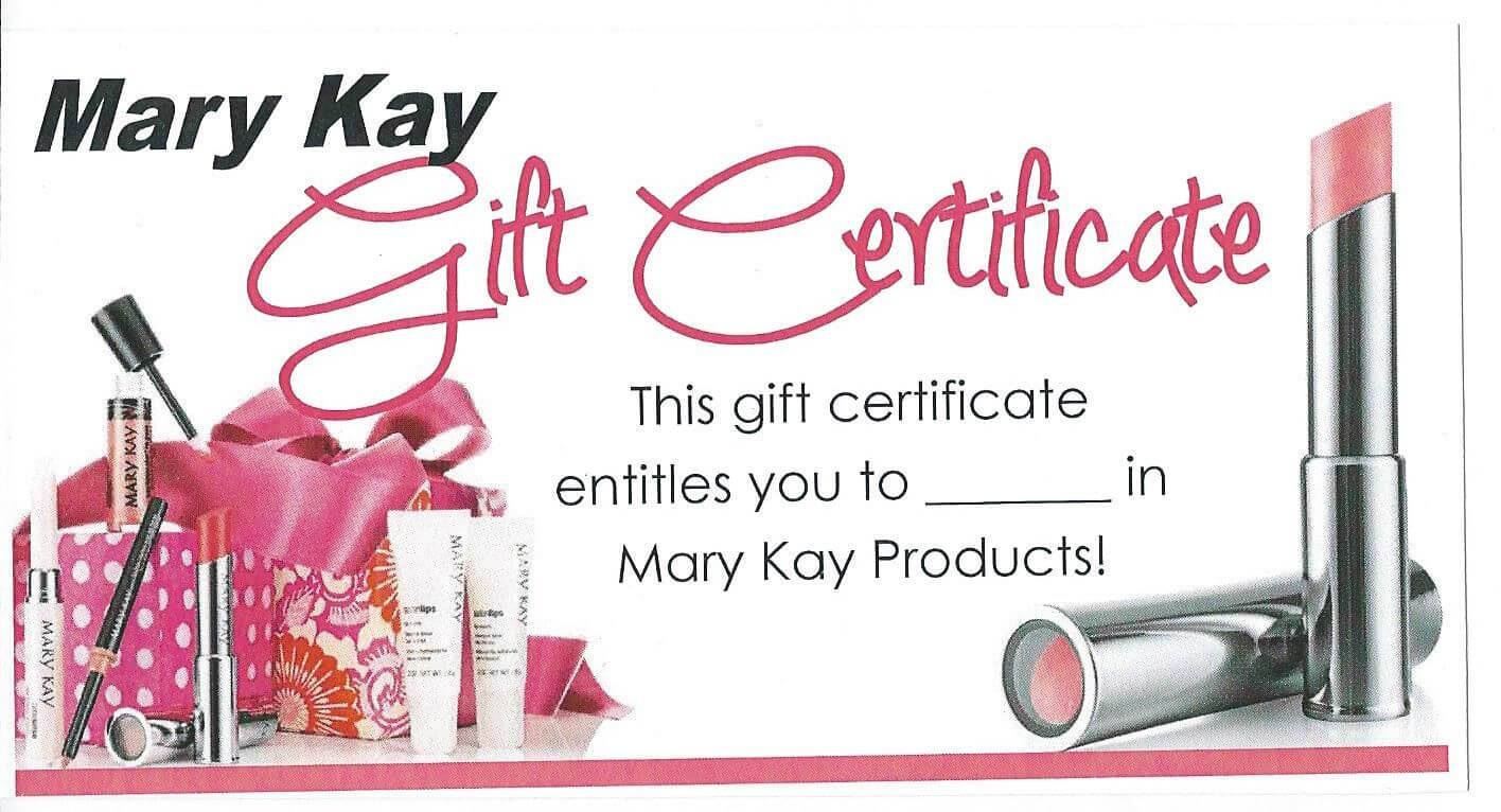 Mk Gift Certificate … In 2020 | Mary Kay, Mary Kay Party For Mary Kay Gift Certificate Template