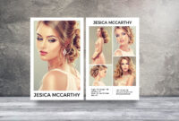 Modeling Comp Card | Fashion Model Comp Card Template intended for Zed Card Template Free