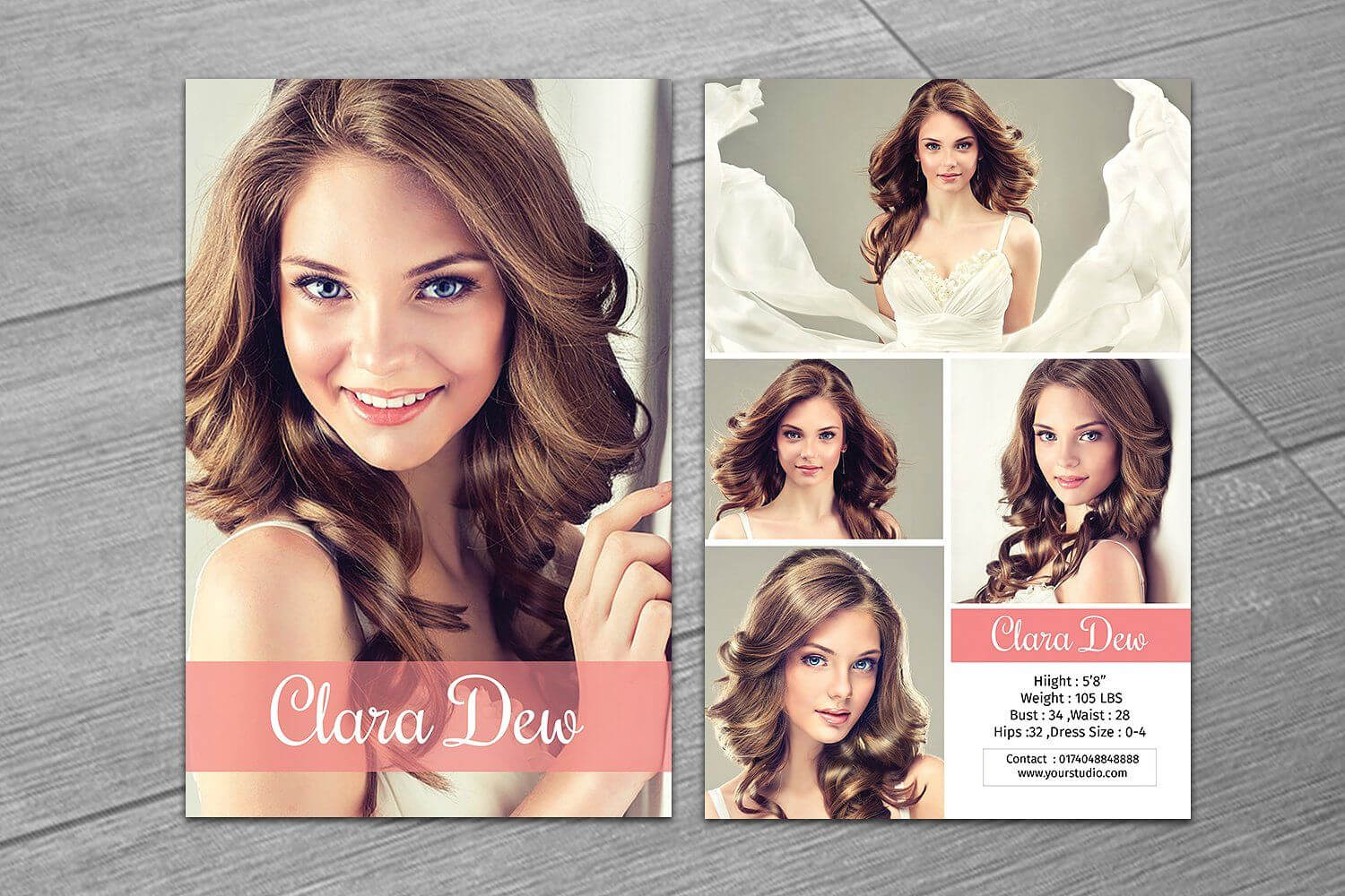 Modeling Comp Card Template V247Template Shop On In Free Model Comp Card Template