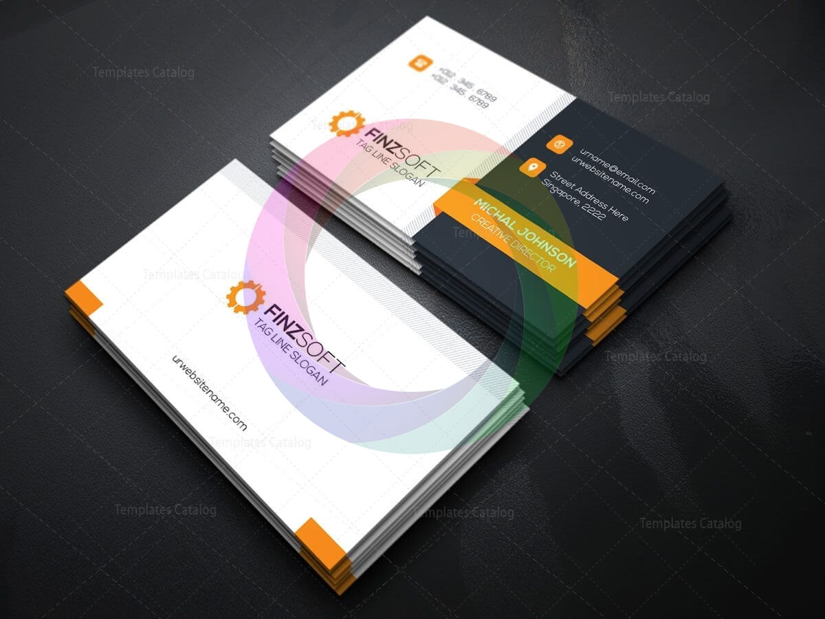 Modern Business Card Design Template - Graphic Templates Pertaining To Modern Business Card Design Templates