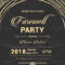 Modern Farewell Party Invitation Template | Farewell Party With Regard To Farewell Invitation Card Template