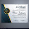 Modern Premium Certificate Award Design Template Inside Award Certificate Design Template