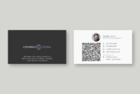 Modern Qr Code Business Card Template for Qr Code Business Card Template