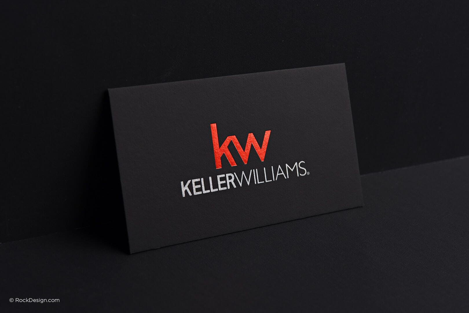 Modern Realtor Suede Card Design With Foil Stamping And With Keller Williams Business Card Templates