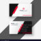 Modern Red Business Card Template Pertaining To Free Bussiness Card Template